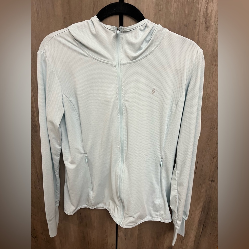 Skechers Women's Soft Blue Hooded Jacket
